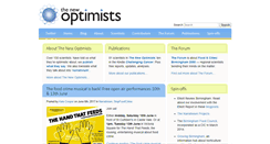 Desktop Screenshot of newoptimists.com